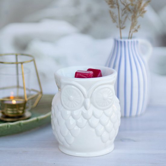 teelicht duftlampe owl 12cm