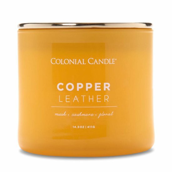 duftkerze copper leather 411g