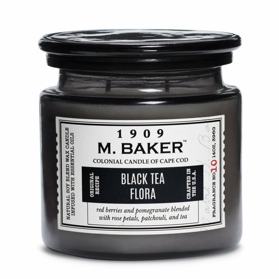 duftkerze black tea flora 396g