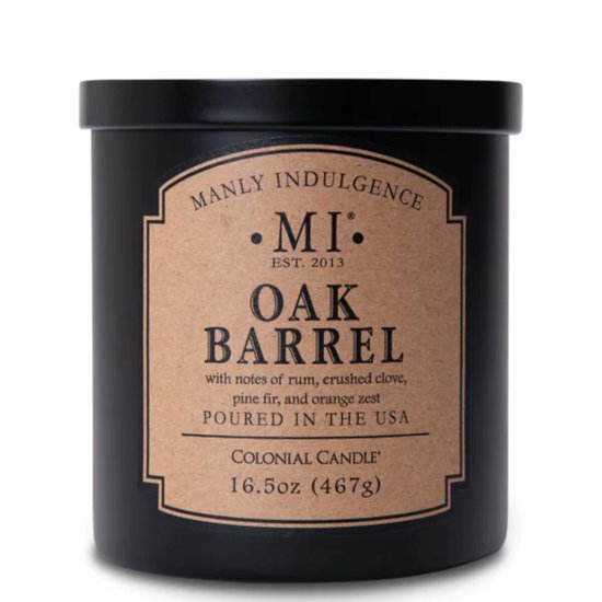 duftkerze classic oak barrel 467g