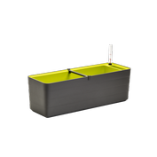 Samozavlažovací truhlík PLASTIA BERBERIS 60 cm antracit + zelená