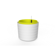 Samozavlažovací velkoobjemová nádoba Berberis 55 bílá-zelená