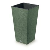 Květináč FURU SQUARE 24 cm - barva: zemitě zelená