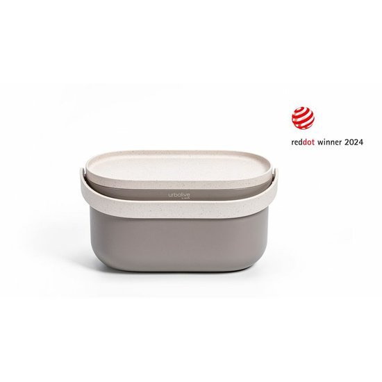 Bioodpad nádoba - Taupe + Slonová kost, kav. sed. (REDDOT)