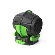 Rotační / bubnový kompostér 50 l - černá/zelená
